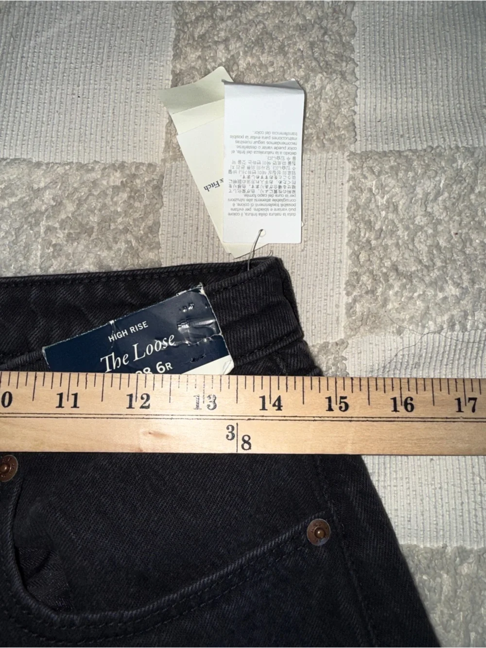 NWT Abercrombie‎ & Fitch The Loose High Rise 28 6R Curve Love